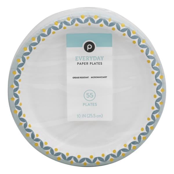 Publix Paper Plates, Everyday, 10 IN Publix Super Markets