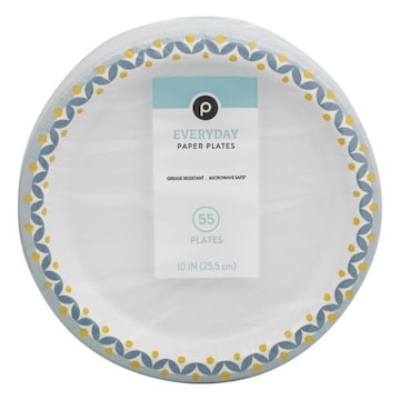 Publix Paper Plates, Everyday, 10 IN