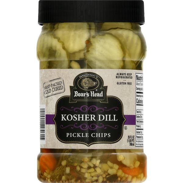 Boar's Head Kosher Dill Pickle Chips Publix Super Markets