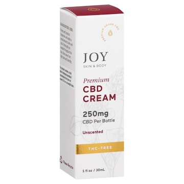 Joy Organics Premium Cbd Cream/Airless Pump 250mg
