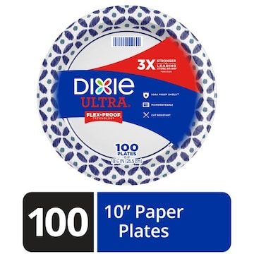 Dixie Plates, 10-1/16 Inch