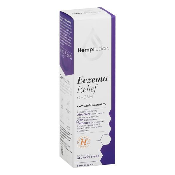 Hempfusion Otc Eczema Relief Cream + 100mg Cbd Publix Super Markets