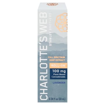 Charlottes Web Lavender 100 Mg Roll On