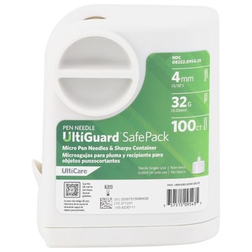 Ulticare 4mm 32 G Pen Needle Safe Pack