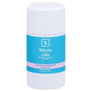 Social Calming Lavender Muscle Balm Stick