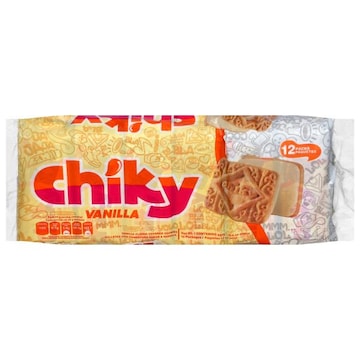 Chiky Cookies, Vanilla, 12 Pack