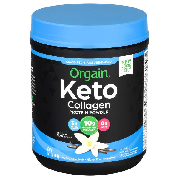 Orgain Protein Powder Collagen Vanilla Bean Flavored Keto Publix Super Markets