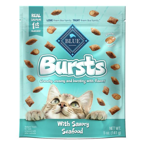 Blue Buffalo Bursts Treats for Cats, with Savory Seafood Publix Super