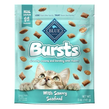 Blue Buffalo Bursts Treats for Cats, with Savory Seafood