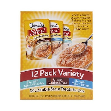 Delectables Stew Lickable Cat Treats Variety Pack