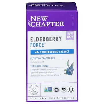 New Chapter Force Elderberry, Vegan, Capsules