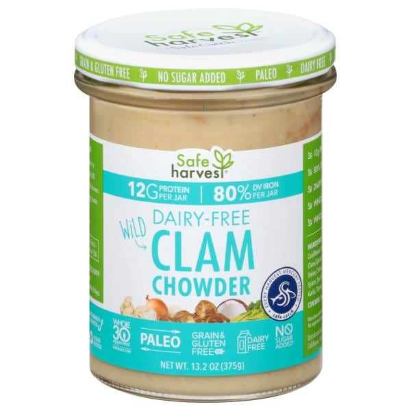 Safe Harvest Clam Chowder Dairy Free Wild Publix Super Markets