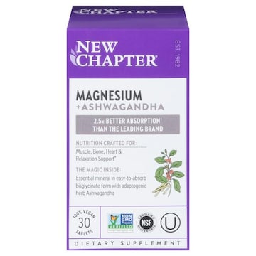 New Chapter Magnesium + Ashwagandha