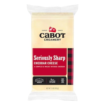Cabot Creamery Cheddar Cheese, Seriously Sharp