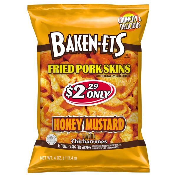 Baken-Ets Fried Pork Skins, Honey Mustard Flavored | Publix Super Markets