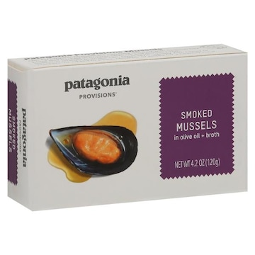 Patagonia Provisions Smoked Mussels in Olive Oil + Broth
