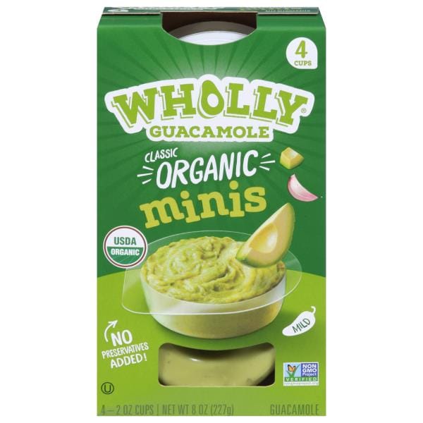 Wholly Guacamole, Organic, Mild, Minis Publix Super Markets