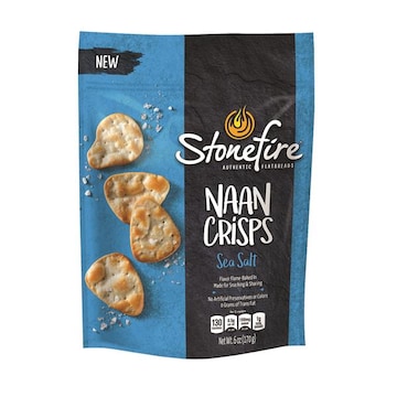 Stonefire Sea Salt Naan Crisps