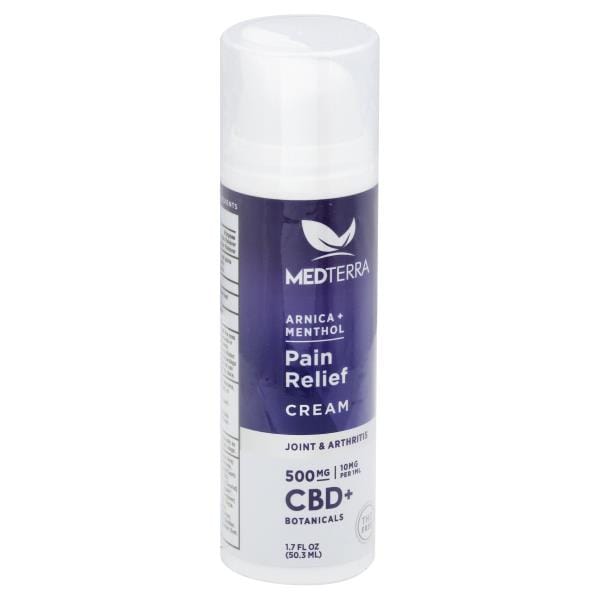 Medterra 500mg Menthol Pain Relief Cream Publix Super Markets