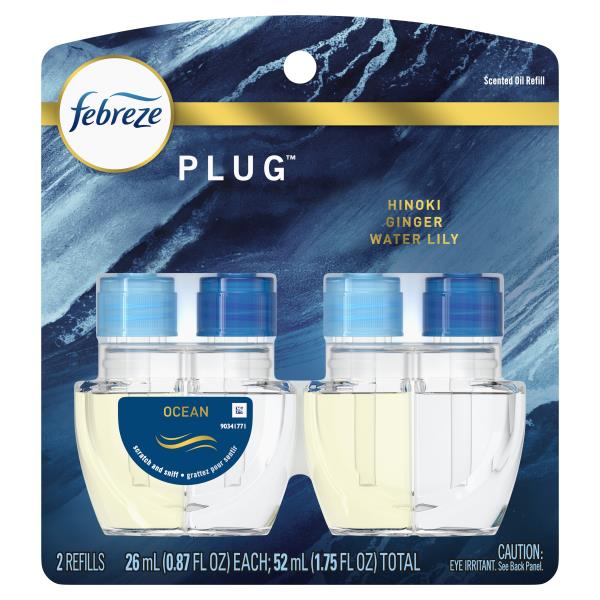 Febreze Plug Scented Oil Refill, Hinoki Ginger Water Lily Publix