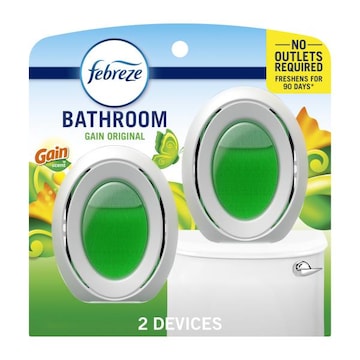 Febreze Bathroom Air Freshener, Odor-Fighting, Gain Scent, 0.5 fl oz