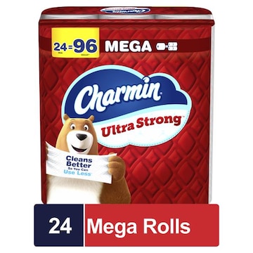 Charmin Ultra Strong Toilet Paper, 24 Mega Rolls