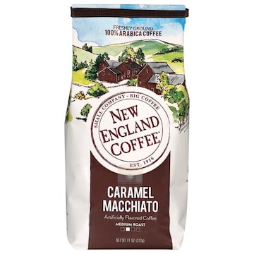 New England Coffee Ground Medium Roast Caramel Macchiato Coffee