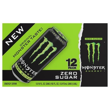 Monster 12 Pack Zero Sugar Energy Drink