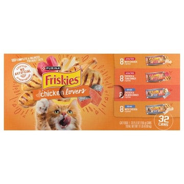 Friskies Cat Food, Chicken Lovers, Prime Filets & Shreds, Adult