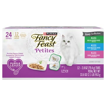 Fancy Feast Gourmet Petites Gravy Collection Cat Food Twin Packs