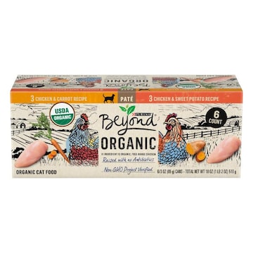 Beyond Organic Pate Wet Cat Food Variety Pack, Organic Chicken Adult Recipes