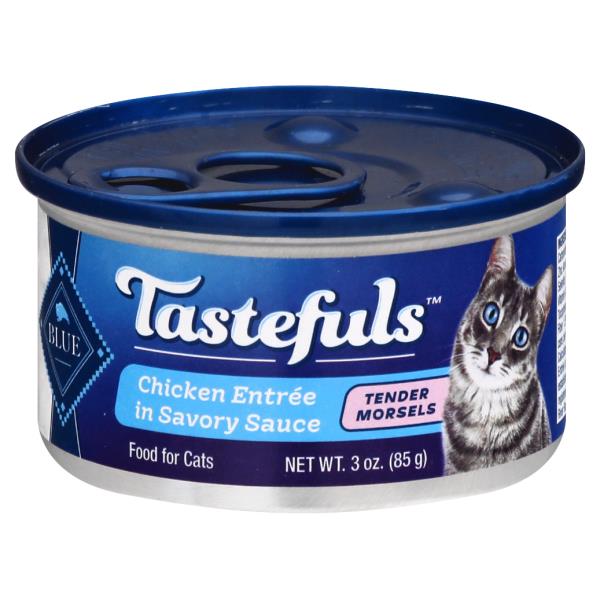 Blue Buffalo Blue Tastefuls Cat Food, Chicken Entree in Savory Sauce