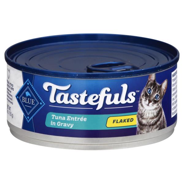 Blue Buffalo Blue Tastefuls Cat Food, Tuna Entree in Gravy, Flaked