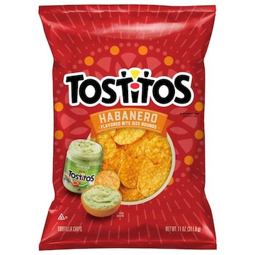 Tostitos Habanero Bite Size Rounds Tortilla Chips