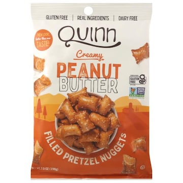 Quinn Pretzel Nuggets, Filled, Peanut Butter, Creamy