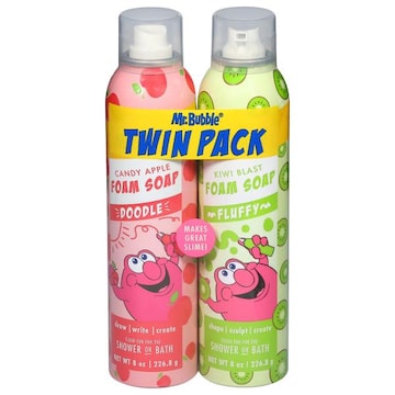 Mr. Bubble Doodle/Fluffy Candy Apple/Kiwi Blast Foam Soap Twin Pack