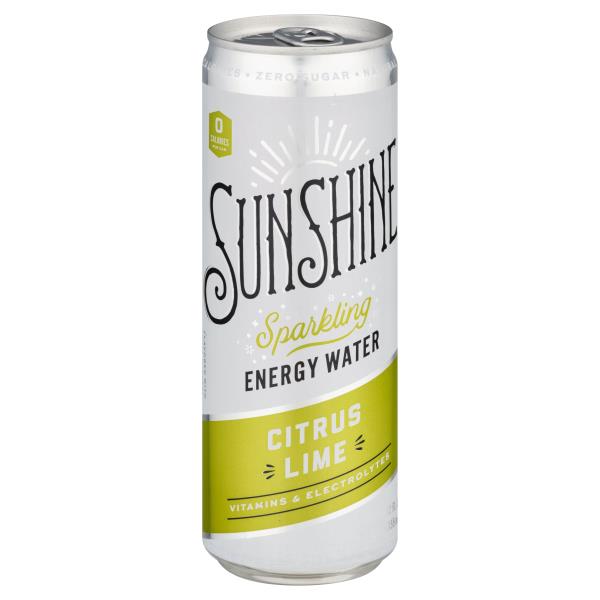 Sunshine Energy Water, Citrus Lime, Sparkling Publix Super Markets