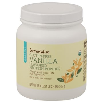 GreenWise Protein Powder, Gluten-Free, Organic, Vanilla Flavored